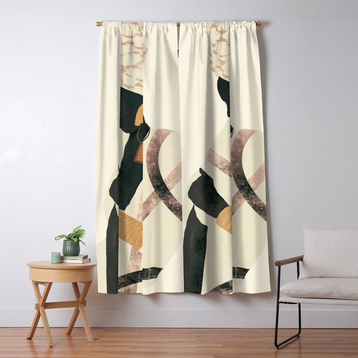 African Woman 2 Window Curtain Gallery Image 5
