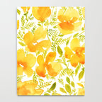 Watercolor California poppies (Quad set, #2) Notebook Gallery Image 4