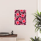 Pink and Maroon Flowers Pop Poster Gallery Image 2