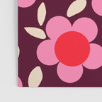 Pink and Maroon Flowers Pop Poster Gallery Image 3