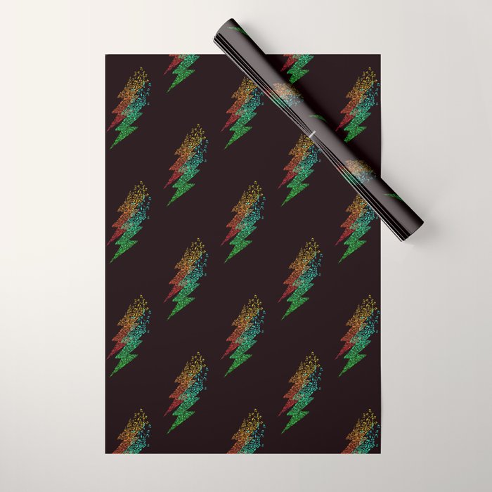 Electro music Wrapping Paper Gallery Image 1