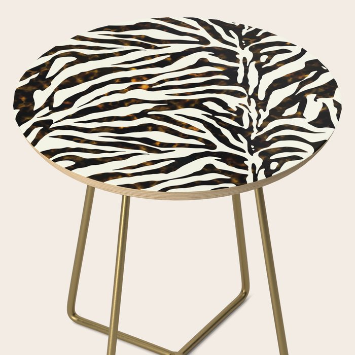 Tortoiseshell Zebra Side Table Gallery Image 2
