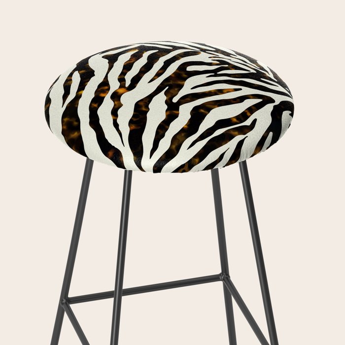 Tortoiseshell Zebra Stool Gallery Image 2