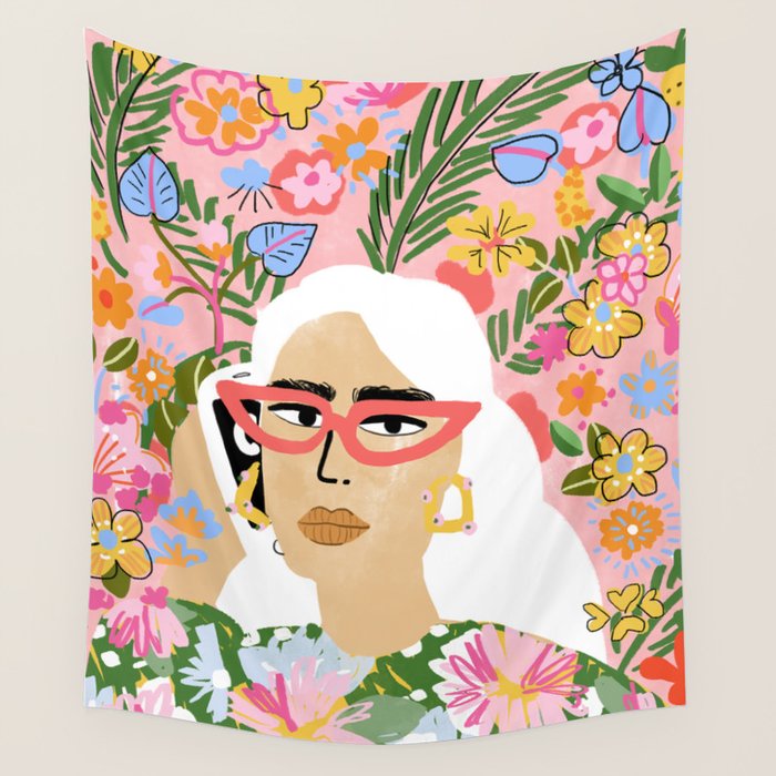 Fashion Is Calling Me Wall Tapestry Gallery Image 4