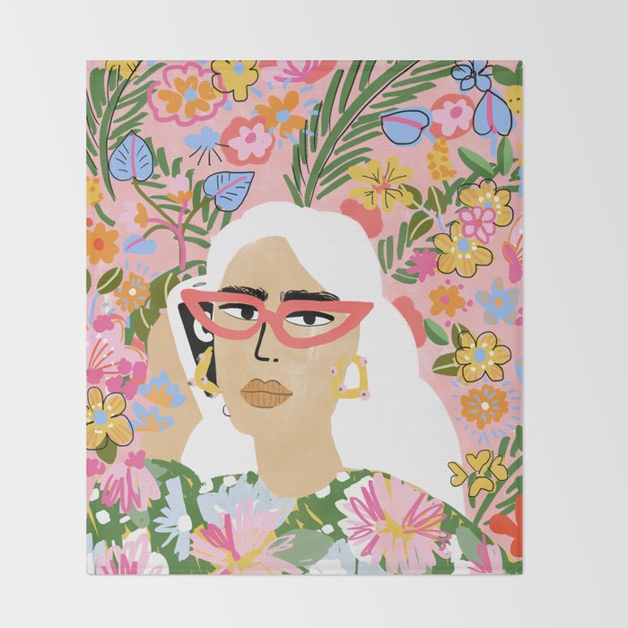 Fashion Is Calling Me Throw Blanket Gallery Image 2