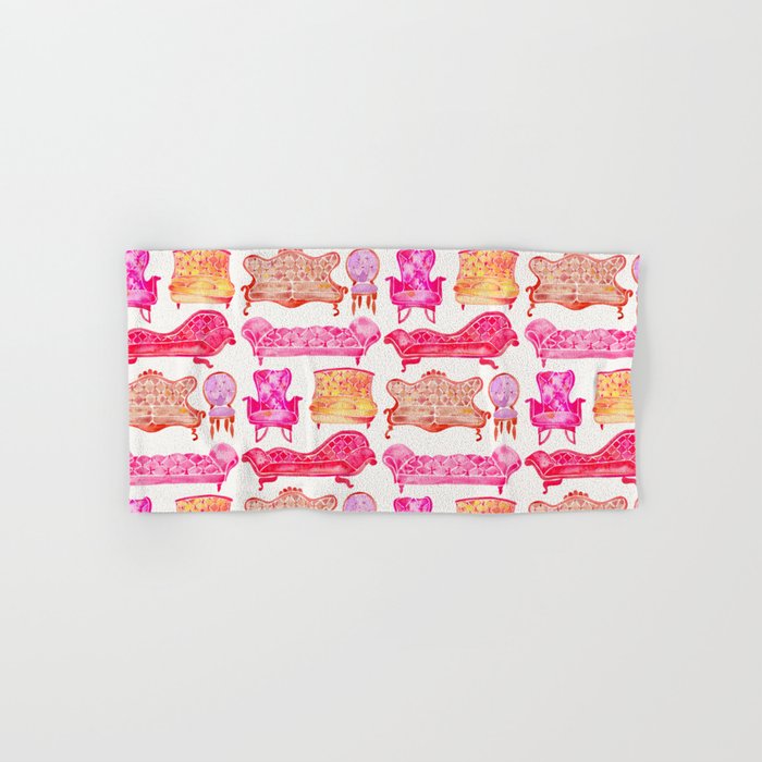 Victorian Lounge - Pink Palette Bath Towel Gallery Image 1