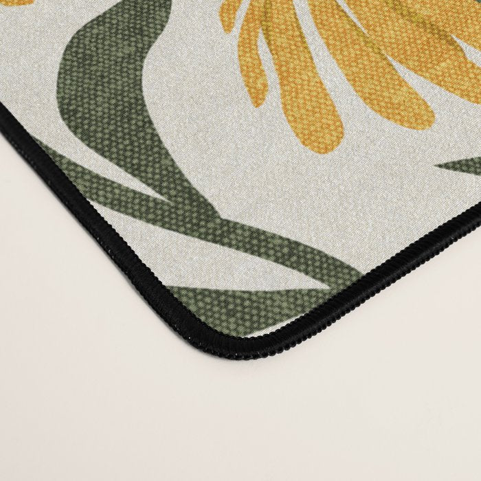 coneflowers - cream Desk Mat Gallery Image 4