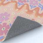 70s Retro Floral vibe Rug Gallery Image 4