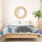 French Bulldog Oil Painting Portrait Duvet Cover Gallery Image 3