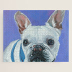 French Bulldog Oil Painting Portrait Jigsaw Puzzle Gallery Image 1