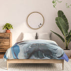 French Bulldog Oil Painting Portrait Comforter Gallery Image 3