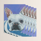 French Bulldog Oil Painting Portrait Wrapping Paper Gallery Image 3