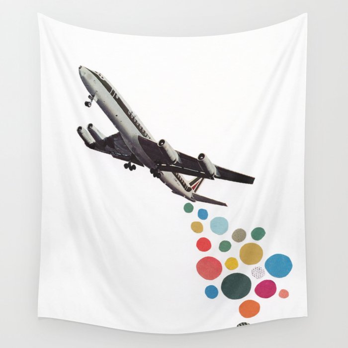 Leaving on a Jet Plane II Wall Tapestry Gallery Image 1