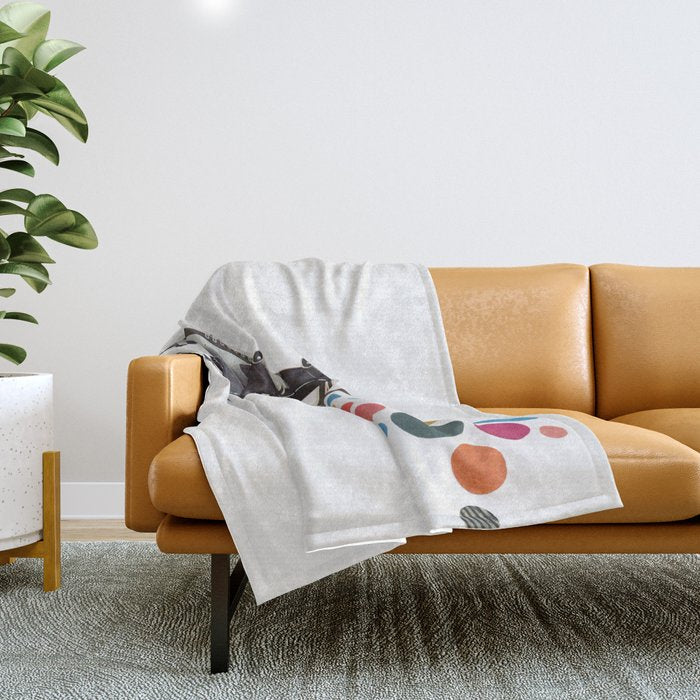 Leaving on a Jet Plane II Throw Blanket Gallery Image 1
