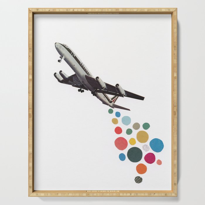Leaving on a Jet Plane II Serving Tray Gallery Image 1