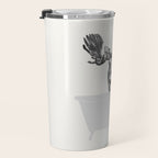 Vintage Moose in Bathtub Travel Mug Gallery Image 3