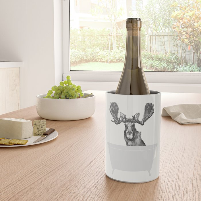 Vintage Moose in Bathtub Wine Chiller Gallery Image 4