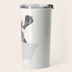 Vintage Moose in Bathtub Travel Mug Gallery Image 2