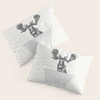Vintage Moose in Bathtub Pillow Sham Gallery Image 3