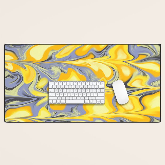 Citrus Lavender Getgel Marble Desk Mat Gallery Image 1