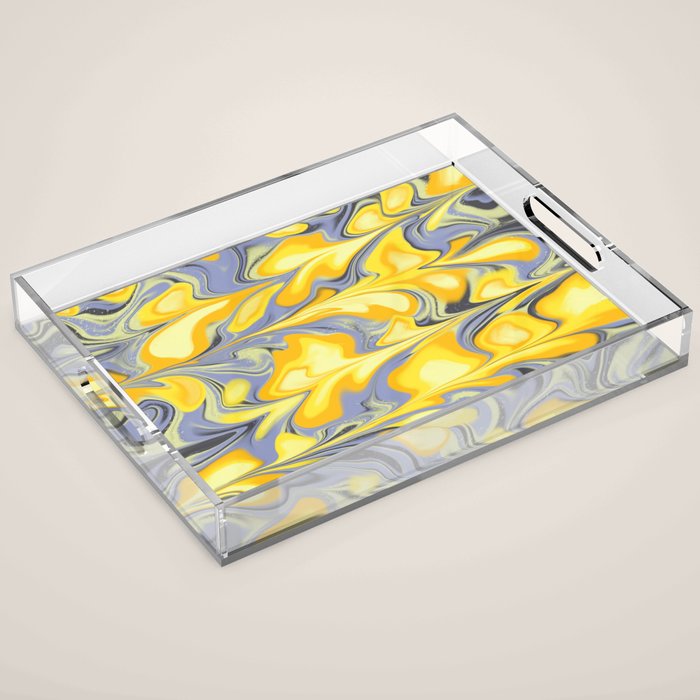 Citrus Lavender Getgel Marble Acrylic Tray Gallery Image 1