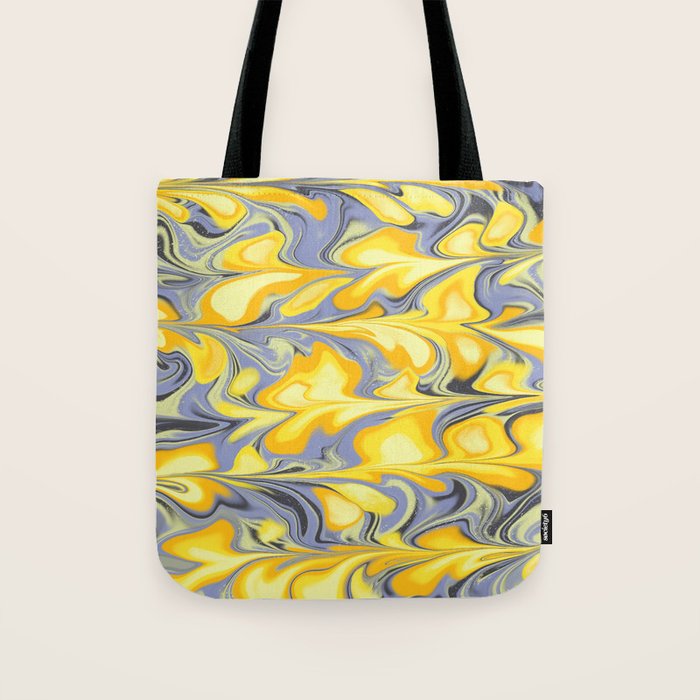 Citrus Lavender Getgel Marble Tote Bag Gallery Image 1