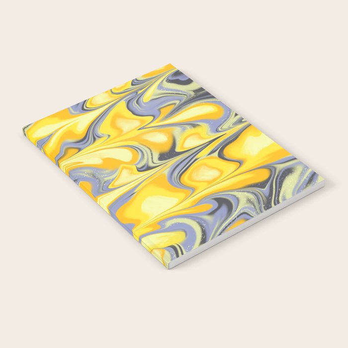 Citrus Lavender Getgel Marble Notebook Gallery Image 2