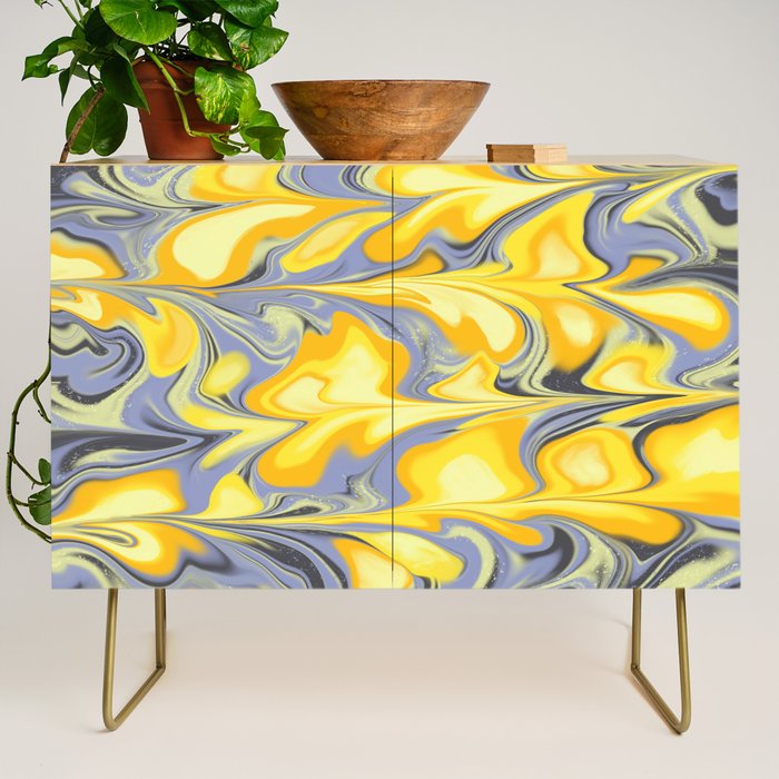 Citrus Lavender Getgel Marble Credenza Gallery Image 1