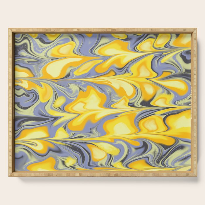 Citrus Lavender Getgel Marble Serving Tray Gallery Image 1