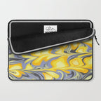 Citrus Lavender Getgel Marble Laptop Sleeve Gallery Image 2