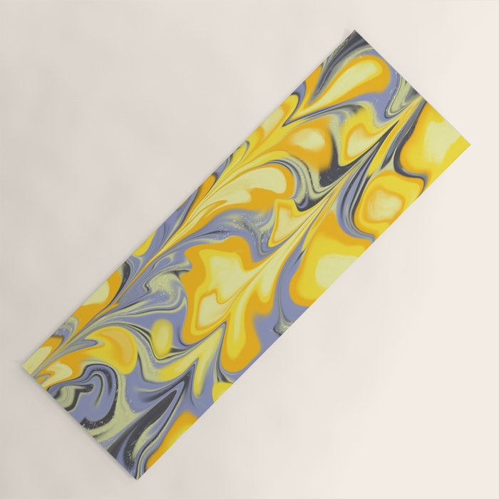 Citrus Lavender Getgel Marble Yoga Mat Gallery Image 1