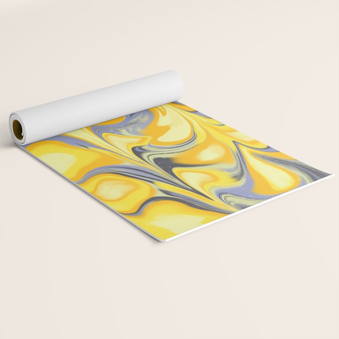 Citrus Lavender Getgel Marble Yoga Mat Gallery Image 2