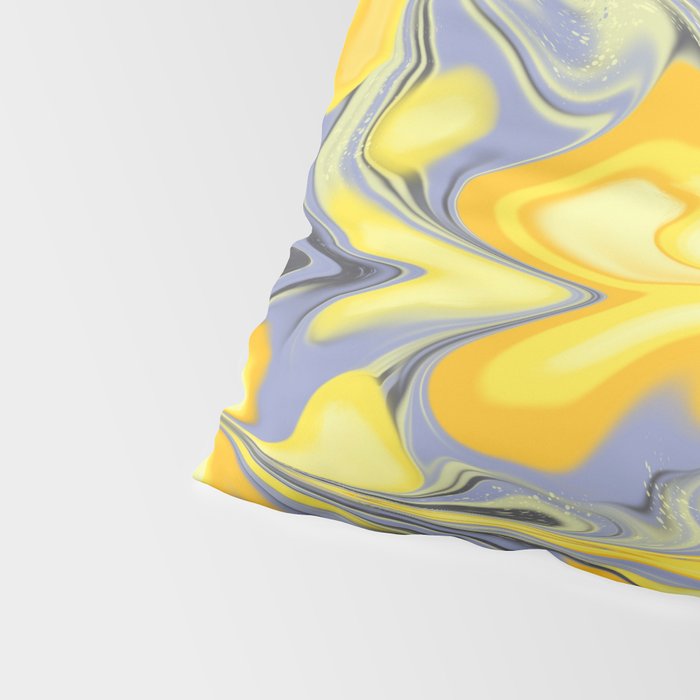 Citrus Lavender Getgel Marble Pillow Sham Gallery Image 4