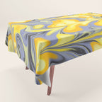 Citrus Lavender Getgel Marble Tablecloth Gallery Image 1