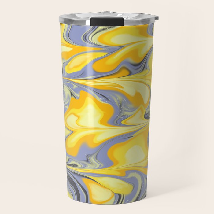 Citrus Lavender Getgel Marble Travel Mug Gallery Image 1