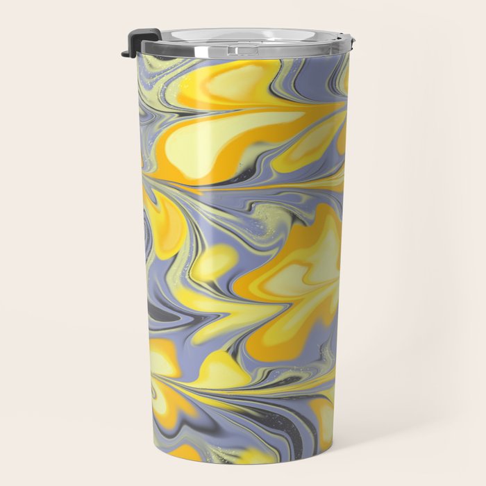 Citrus Lavender Getgel Marble Travel Mug Gallery Image 3