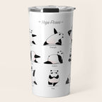 Yoga Panda II Travel Mug Gallery Image 1