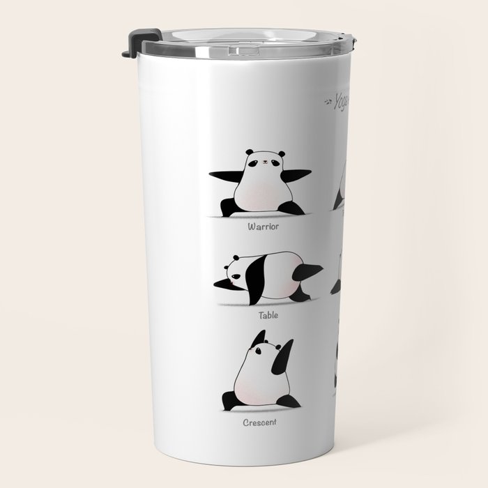 Yoga Panda II Travel Mug Gallery Image 3