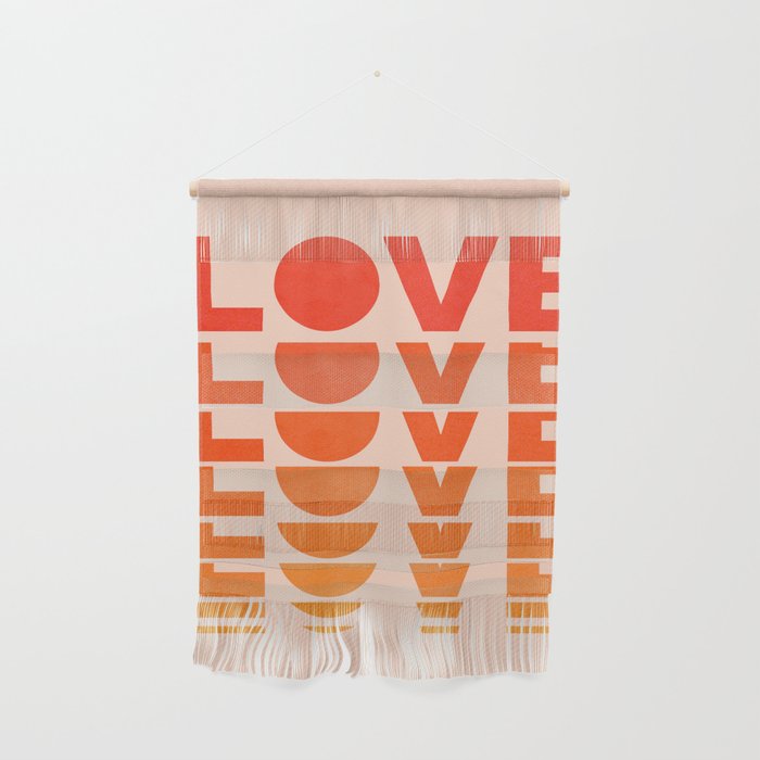 Abstraction_LOVE_SUNSET_Minimalism_001 Wall Hanging Gallery Image 1