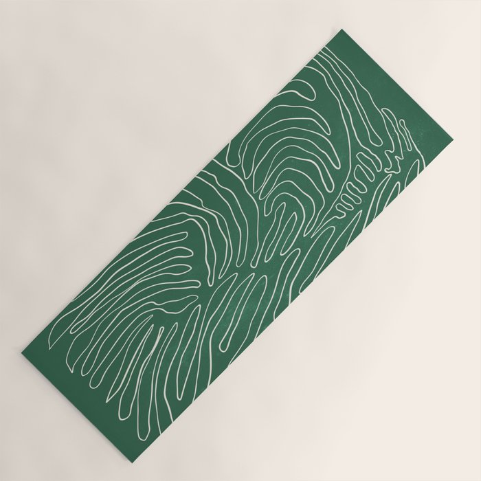 Seagrass: Matisse Mid-Century Edition Yoga Mat Gallery Image 1