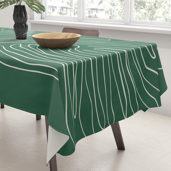 Seagrass: Matisse Mid-Century Edition Tablecloth Gallery Image 3