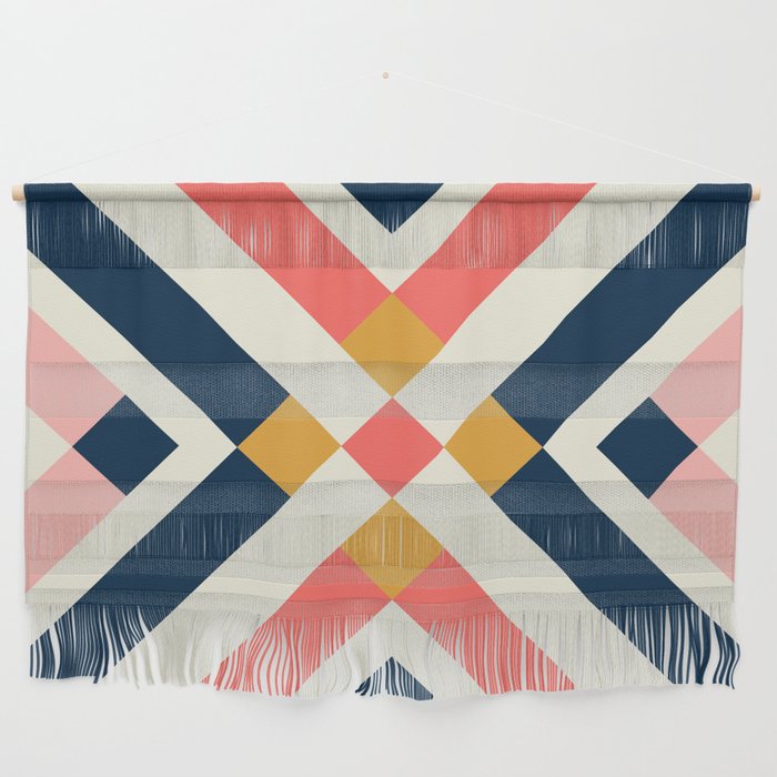 Bold Geometric Quilt Block Wall Hanging Gallery Image 1