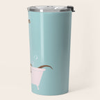 Brachiosaurus in Bathtub Travel Mug Gallery Image 2