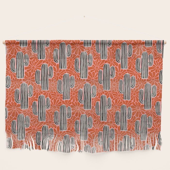 Sonora - red, pink, black, and white  Wall Hanging Gallery Image 1