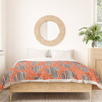 Sonora - red, pink, black, and white  Duvet Cover Gallery Image 3