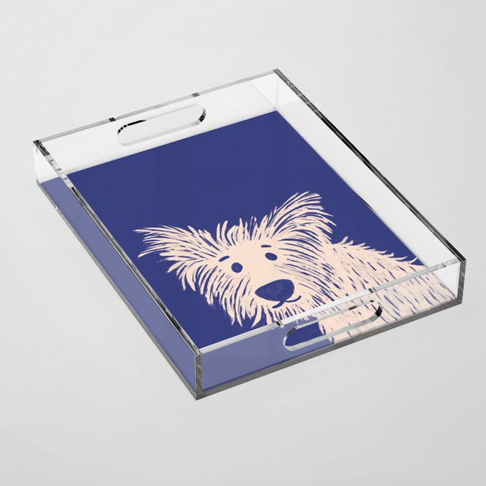 Ruff the dog Acrylic Tray Gallery Image 1