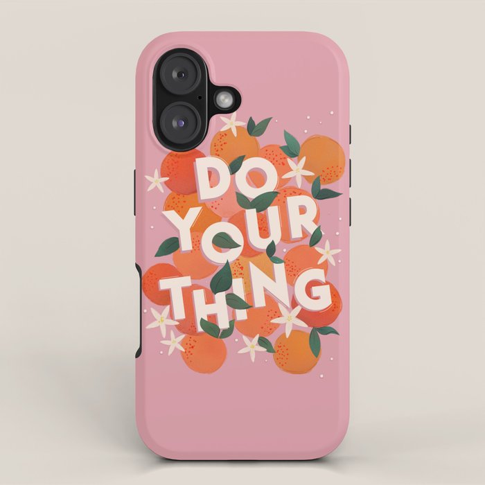 Do Your Thing - Summer Oranges  iPhone Case Gallery Image 1