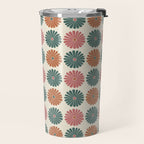 Retro Summer Daisies IX Travel Mug Gallery Image 2