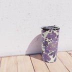 Elegant ivory gold lavender purple watercolor floral  Travel Mug Gallery Image 4