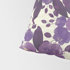 Elegant ivory gold lavender purple watercolor floral  Pillow Sham Gallery Image 4